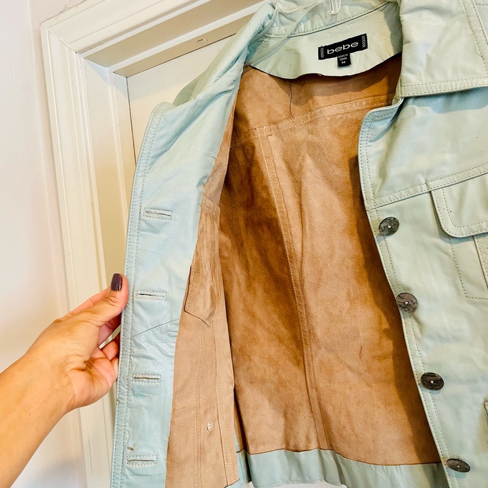 •Vintage Bebe• Leather Jacket - Picture 4 of 9